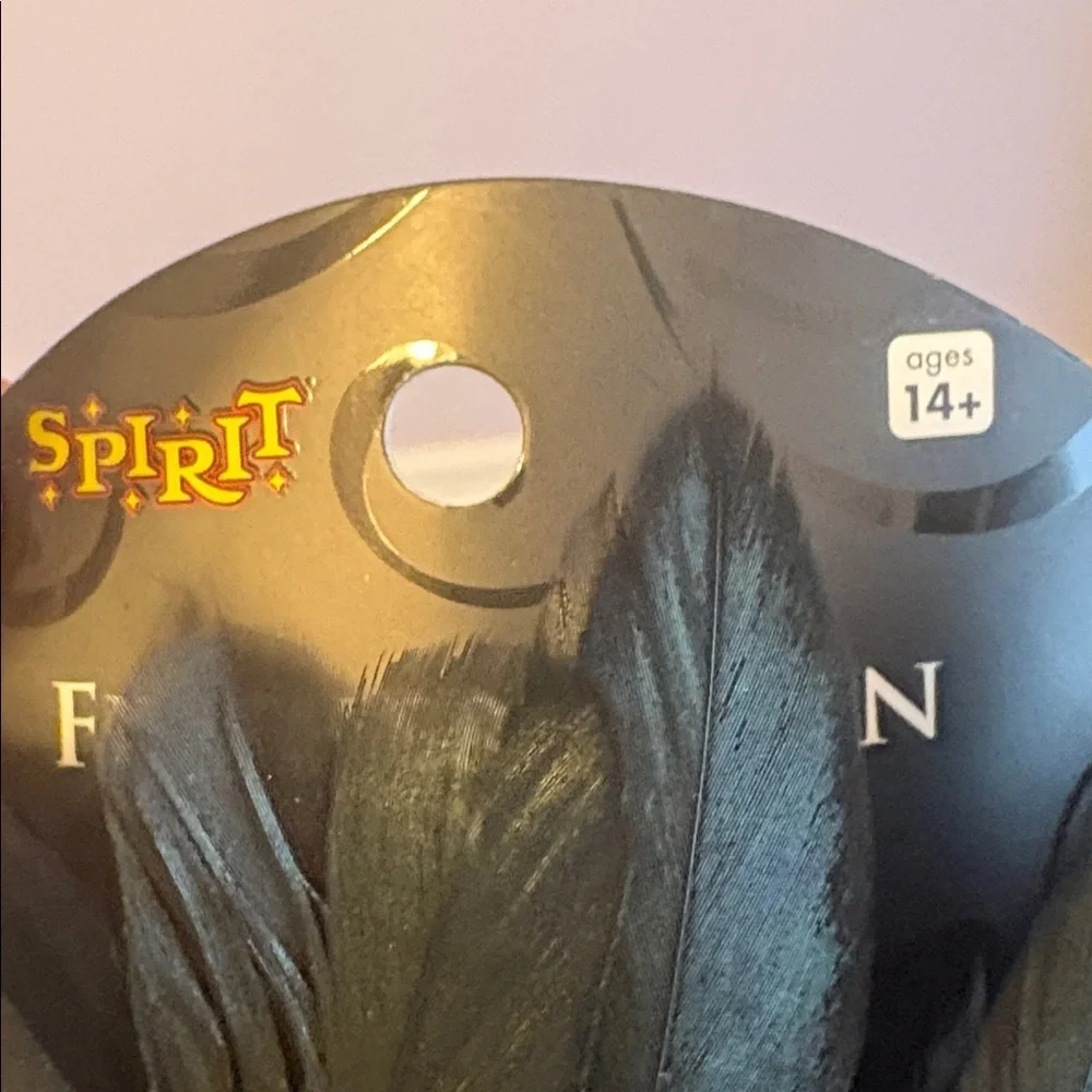 Spirit of Halloween Feather Horned Mask Brown Black OS